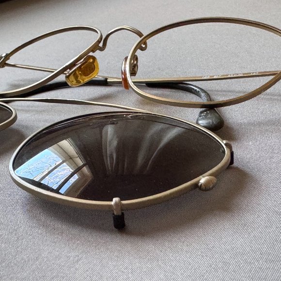 Vintage 90's Gorgio Armani bronze tone eyeglasses - Picture 6 of 12